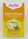 YOGI TEA, Ingwer-Zitrone, Bio, 17 Stück (Aufgussbeutel)